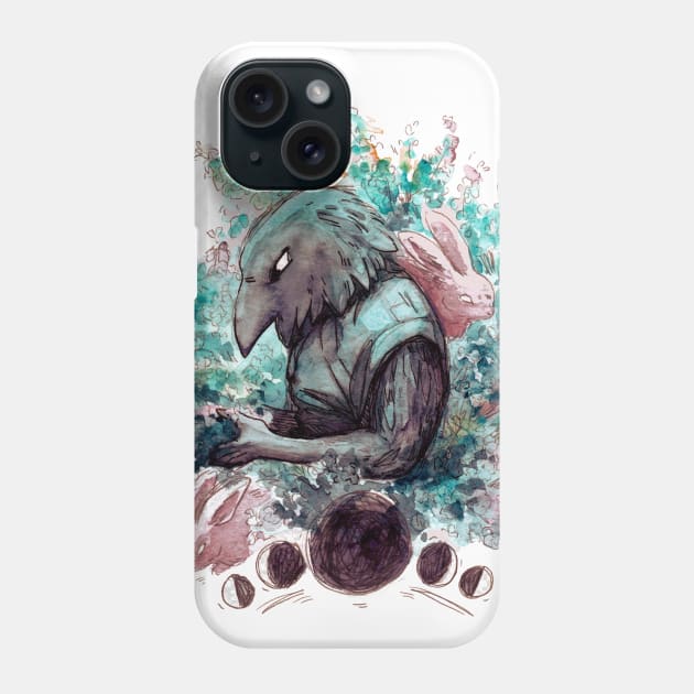 Crow Witch Clove Phone Case by Rumpled Crow
