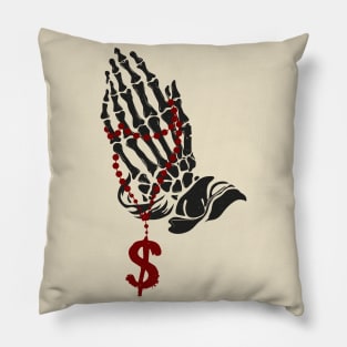 Praying for money Pillow