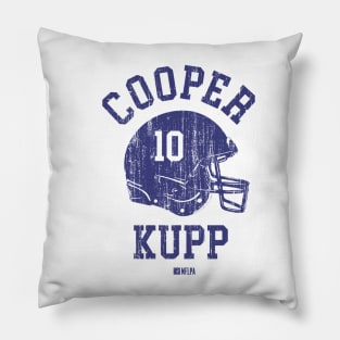 Cooper Kupp Los Angeles R Helmet Font Pillow