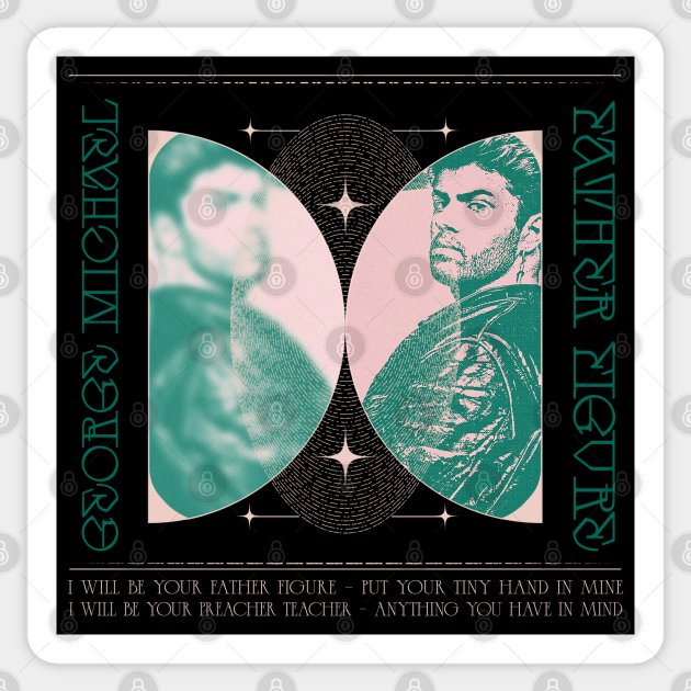 George Michael / Father Figure / Fan Design - George Michael - Sticker ...