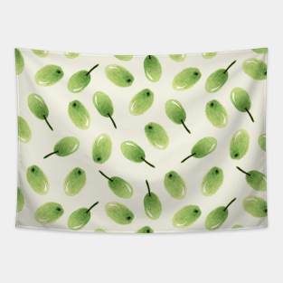 Watercolor Olives Tapestry