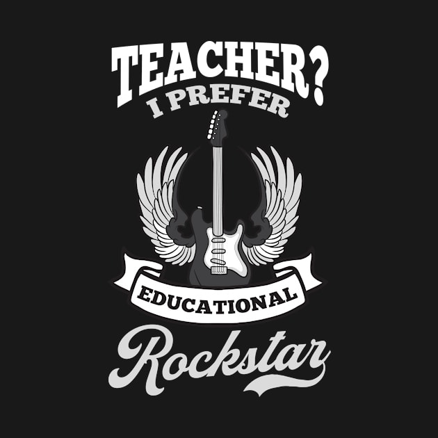 Music Teacher Shirt | Educational Rockstar by Gawkclothing