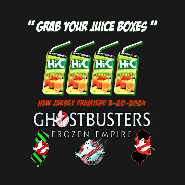Grab your juice boxes by GCNJ- Ghostbusters New Jersey
