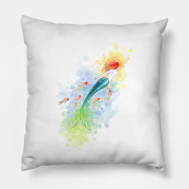 Under The Sea Pillow by Freeminds