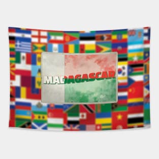 Madagascar Vintage style retro souvenir Tapestry