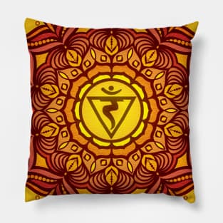 Solar Plexus Mandala - 06 Pillow