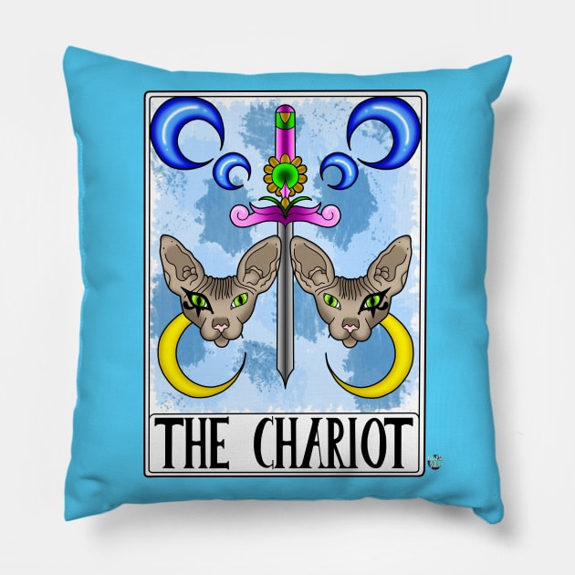 Cancer - The Chariot Pillow by ColorMix Studios