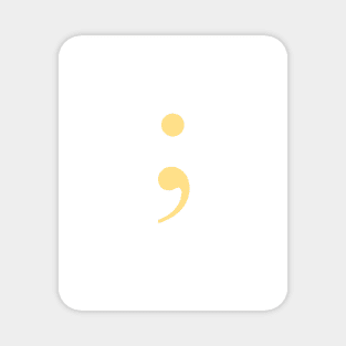 Semicolon Magnet