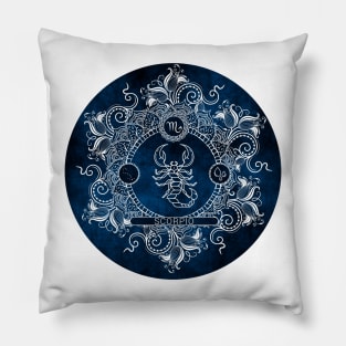 Zodiac - Ice - Scorpio Pillow