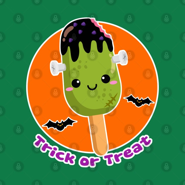 Cute Halloween Frankenstein Ice Cream by Just a Cute World