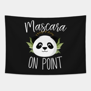 Panda Mascara on Point Tapestry