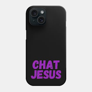 Chat Jesus By Abby Anime(c) Phone Case