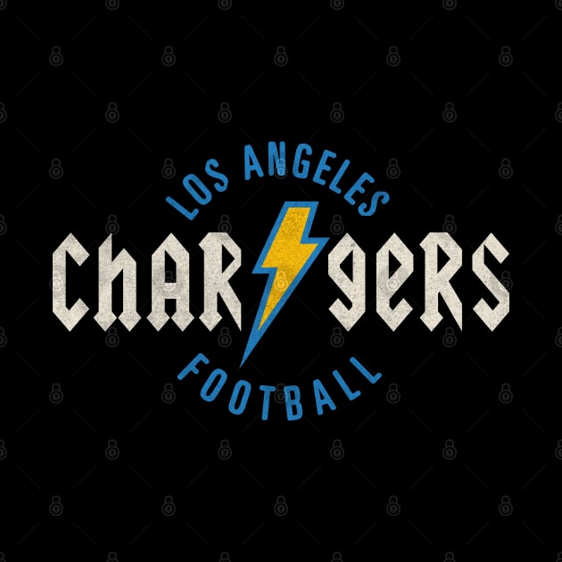 Los Angeles Chargers ACDC by Buck Tee Originals by Buck Tee