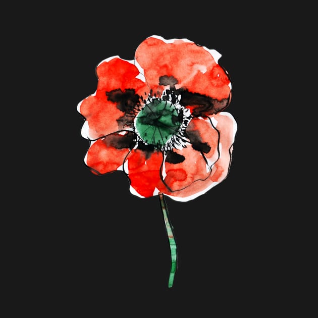 Poppy flower by Elsiebat