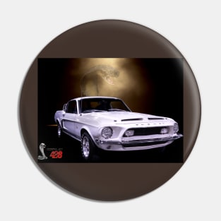 Shelby Mustang Cobra 1968 Pin