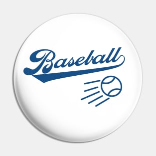 Classic Baseball Design Pin