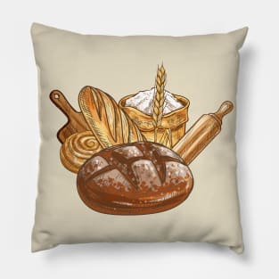 Fresh Bread Pillow