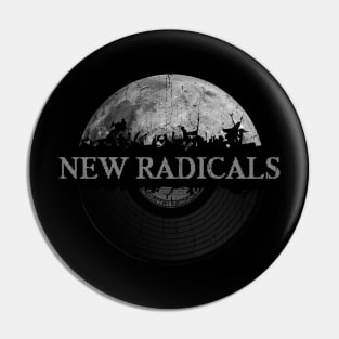 New Radicals gray moon vinyl vintage Pin