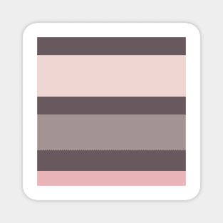 An unparagoned melt of Dirty Purple, Spanish Gray, Lotion Pink and Soft Pink stripes. Magnet