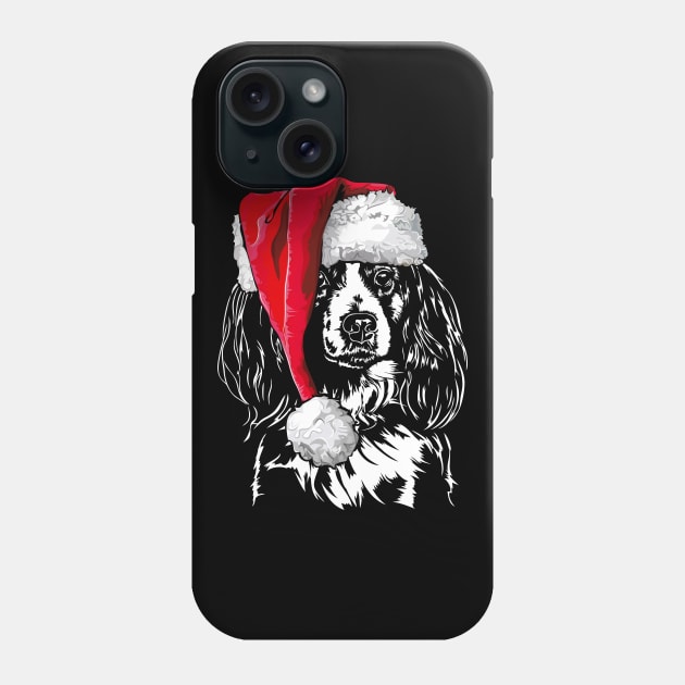 Funny Nederlandse Kooikerhondje Santa Christmas dog mom gift Phone Case by wilsigns