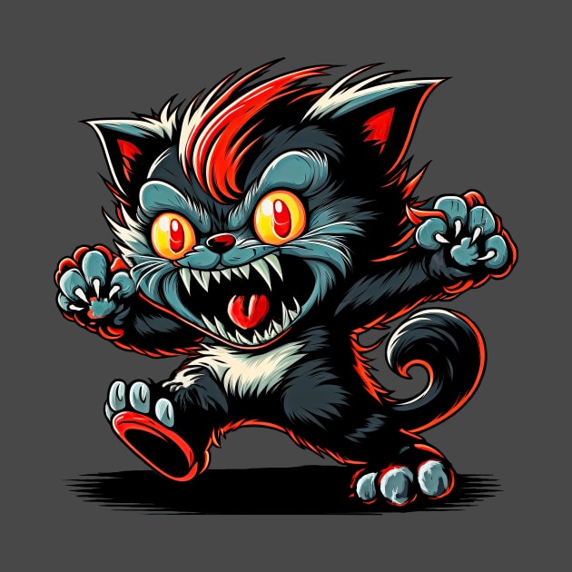 Evil mutant kitten by Dizzle