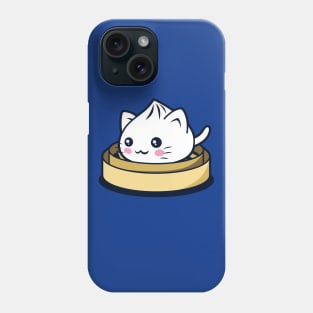 Cat Dumpling Cute Original Kawaii Funny Cat Gift For Foodies Phone Case