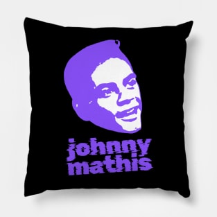 Johnny mathis ||| 70s retro Pillow