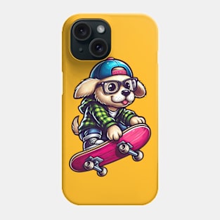 Pawsome Shredders: Funny Cute Dog Skaters Take the Streets Phone Case