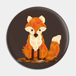 Fall Fox Pin