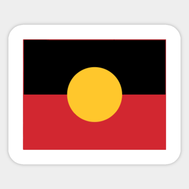 æg udendørs Om indstilling Australian Aboriginal Flag - Australian Aboriginal Flag - Sticker |  TeePublic