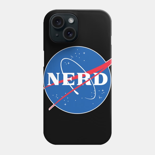 NERD - Nasa Parody Logo Design Phone Case by DankFutura