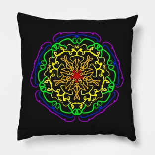 Glowing Rainbow Pillow