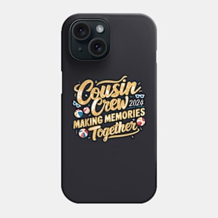 Cousin Crew 2024 Summer Vacation Beach Family Trips Matching Phone Case