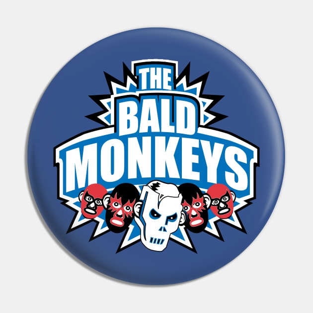 The Bald Monkeys Network Pin by TBM Christopher