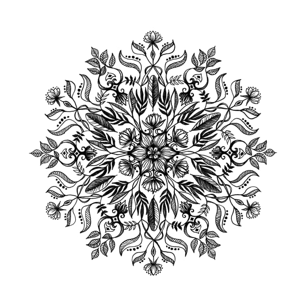 Thrive - Monochrome Mandala by micklyn