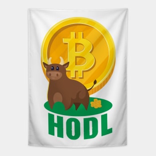 Bitcoin Bull named HODL Tapestry