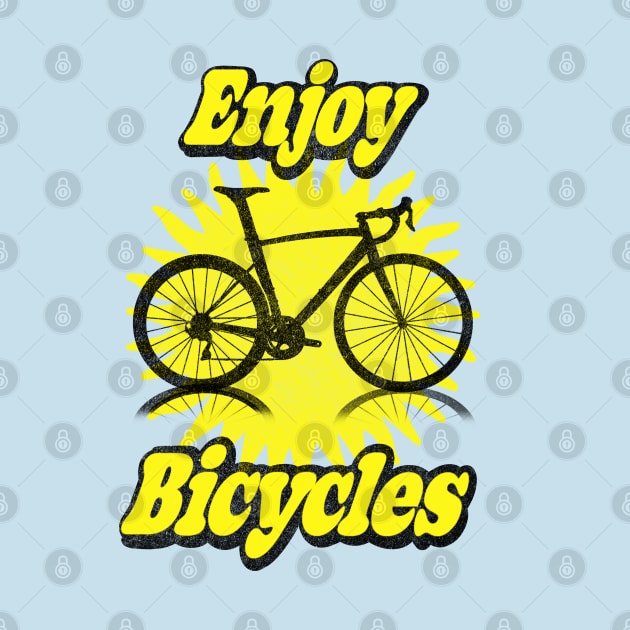 Enjoy Bicycles by Crooked Skull