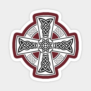Celtic High Cross Decorative Knotwork 2 Magnet