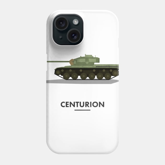 TANK Centurion Phone Case by Art Designs