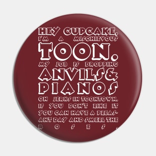 Hey Cupcake Pin