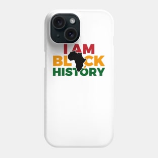 i am black history map Phone Case