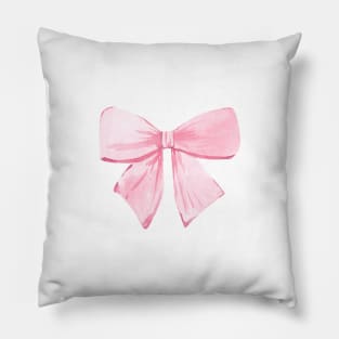 Acrylic couqette pink bow Pillow