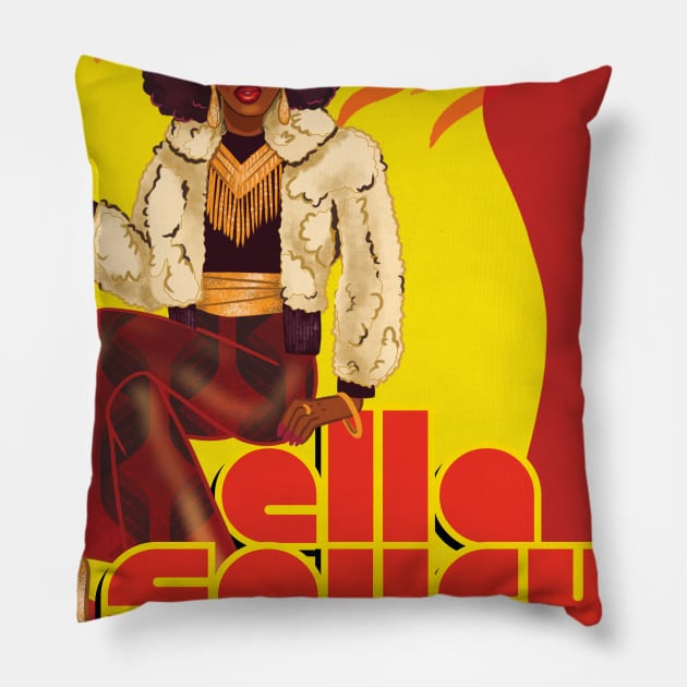 Cleopatra Ella Rex Pillow by Ella Rex