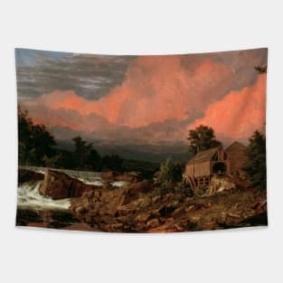 Rutland Falls, Vermont by Frederic Edwin Church Tapestry