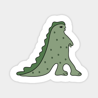 Ancient dinosaur. Lizard. Alien. Unknown creature. Magnet