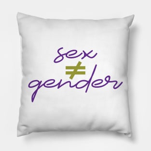 Sex isn't gender Pillow