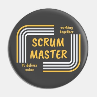 Agile Scrum Master. Pin