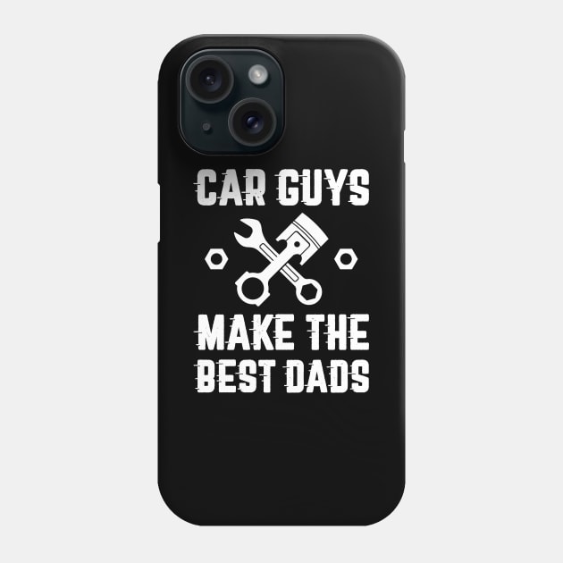 Car Guys Dads Phone Case by CreativeJourney