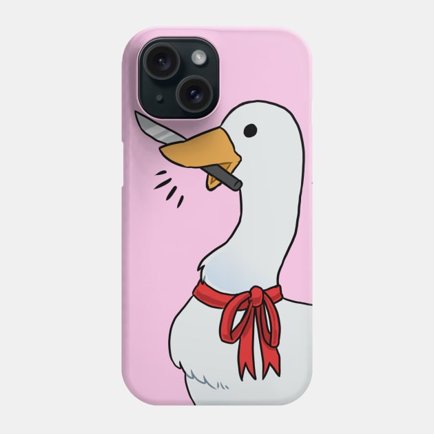 Danger Goose Phone Case by Grethe_B