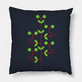 Floral geometric minimalist #10 Pillow